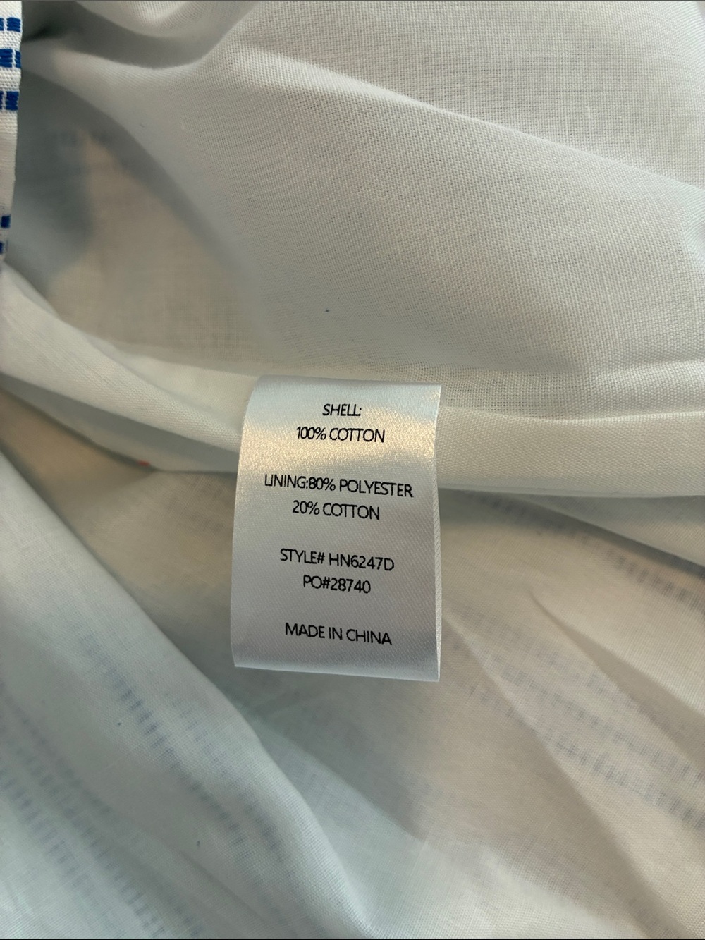 NWT Avara Summerlyn White Striped Midi Dress Sz S - Picture 9 of 9